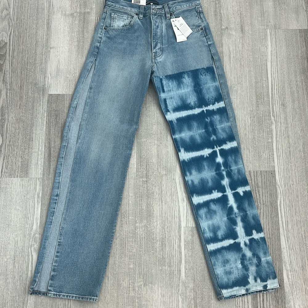Levi’s Made & Crafted Jeans Tie Dye Side Slit High Rise Boho Hippie